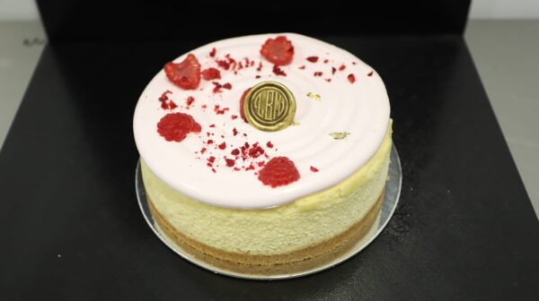 Raspberry Marshmallow Cheesecake